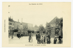 Raon-l'Étape. Le Quartier des Halles, la Guerre de 1914