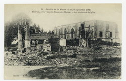 Bataille de la Marne (6 au 12 septembre 1914). Huiron, près Vitry-le-Franç…