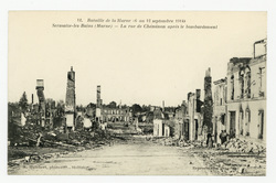 Bataille de la Marne (6 au 12 septembre 1914). Sermaize-les-Bains (Marne) …