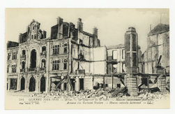 Arras. La quartier de la gare. Maison entièrement détruite, guerre 1914-19…