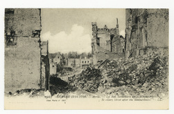 Arras. La rue Saint-Géry après le bombardement. Guerre 1914-1916