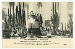Glorification du Soldat Inconnu : transfert du cœur de Gambetta. La catafa…