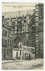 Bombardement d'Amiens : près la Cathédrale