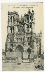 Bombardement d'Amiens : la Cathédrale