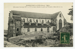Rembercourt-aux-Pots (Meuse) : église (monument historique . XIVe et XVIe …