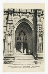 Rembercourt-aux-Pots (Meuse) : l'église (monument historique), son portail…