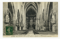 Rembercourt-aux-Pots (Meuse) : intérieur de l'église (monument historique,…