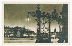 Nancy : place Stanislas, grilles Jean Lamour