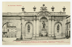 Nancy : une des faces latérales de l'Arc-de-Triomphe, monument de Jacques …