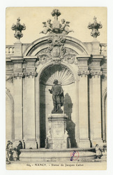 Nancy : statue de Jacques Callot
