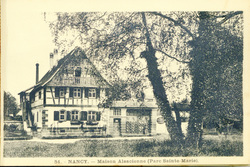 Nancy : maison alsacienne (parc Sainte-Marie)