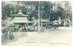 Un coin du parc : exposition de Nancy