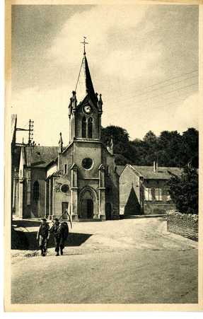 Crusnes : l'église du village
