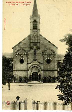 Lunéville : Institution St-Pierre-Fourier, la chapelle