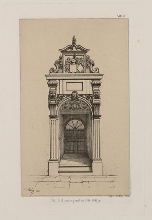 Porte de la maison grande rue (Ville-Vieille), 92