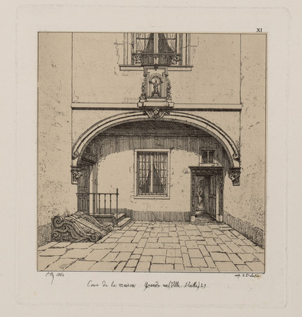 Cour de la maison grande rue (Ville-Vieille) 29