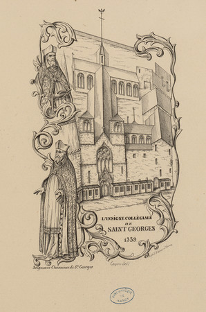 L'insigne collégiale de Saint-Georges 1339