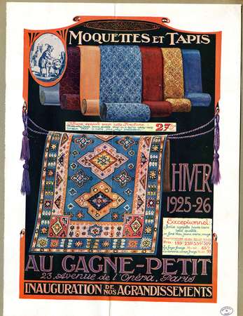 Moquettes et tapis, hiver 1925-26
