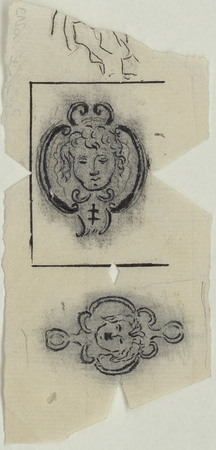 Médaillons sculptés dans l'église des Cordeliers.