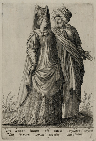 Homme et femme en costume