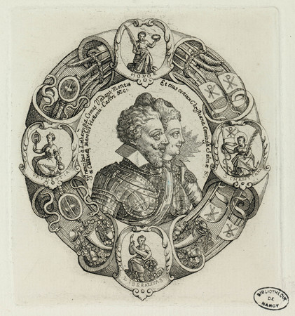 Portraits de François II de Lorraine et de Christine de Salm