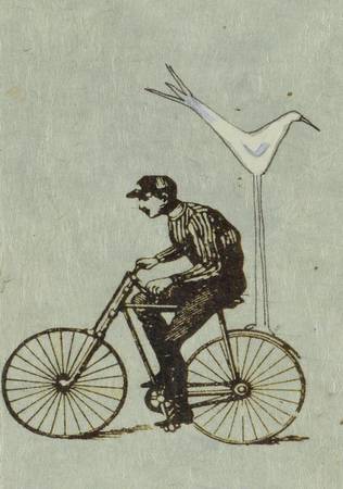 Le cycliste et l’oiseau