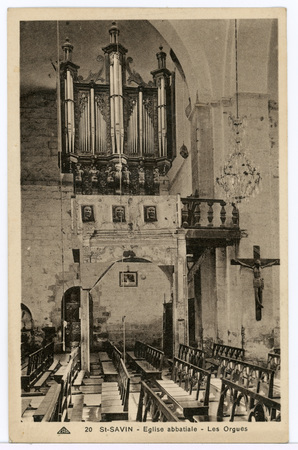 St-Savin. Eglise abbatiale. Les orgues