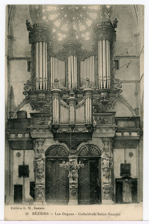 Béziers. Les orgues. Cathédrale Saint-Nazaire