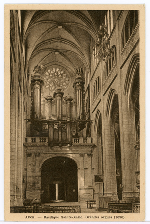 Auch. Basilique Sainte-Marie. Grandes orgues (1690).