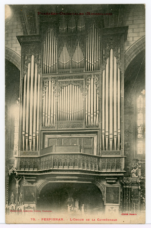 Perpignan. L'orgue de la cathédrale