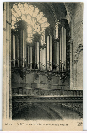 Paris. Notre-Dame. Les grandes orgues.