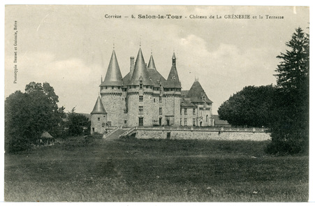 Corréze - Salon de la Tour - Château de la Grénerie et la Terrasse