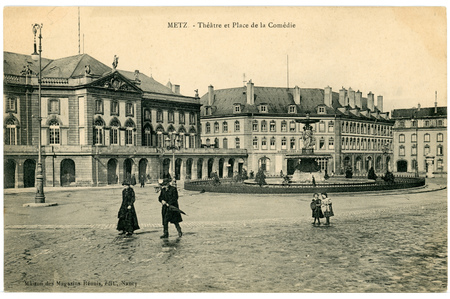 Metz - Théâtre et Place de la Comédie