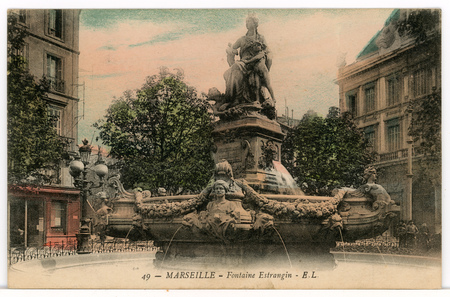 Marseille. Fontaine Estrangin.