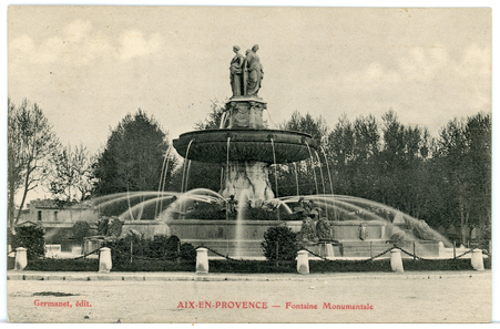 Aix-en-Provence. Fontaine monumentale
