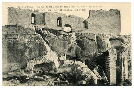 Les Baux. Ruines du château des Baux…
