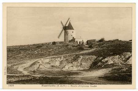 Fontvieille (B.-du-R.). Moulin d'Alphonse Daudet