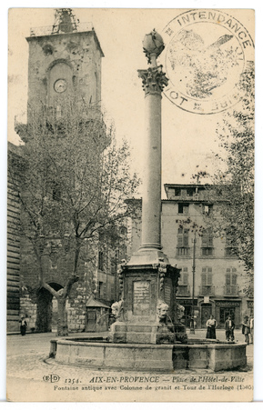 Aix-en-Provence. Place de l'Hôtel-de-Ville