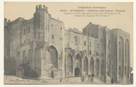 Avignon. Château des papes. Façade
