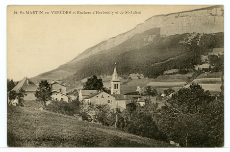Saint-Martin-en-Vercors et Rochers d'Herboully et de St-Julien