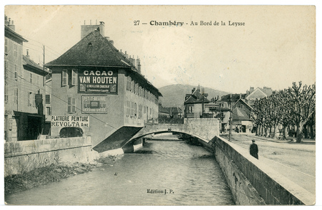 Chambéry. Au bord de la Leysse
