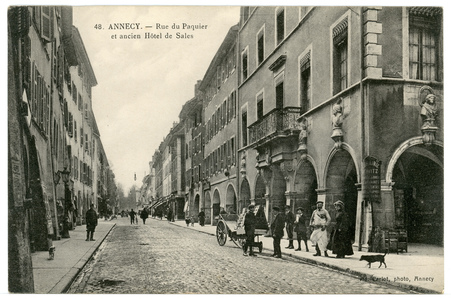 Rue du Paquier et ancien Hôtel de Sales