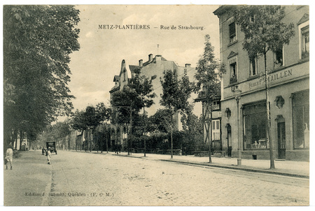 Metz - (Plantières) - Rue de Strasbourg