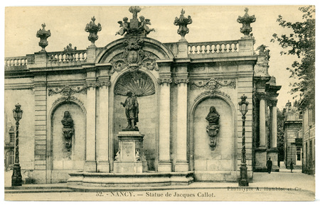 Nancy (Meurthe-et-Moselle) - Statue de Jacques Callot