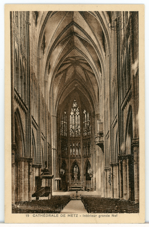 Cathédrale de Metz - Intérieur grande Nef