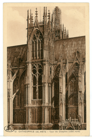 Cathédrale de Metz - Tour du Chapitre (côté nord)