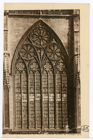 Cathédrale de Metz - Grande fenêtre du transept nord
