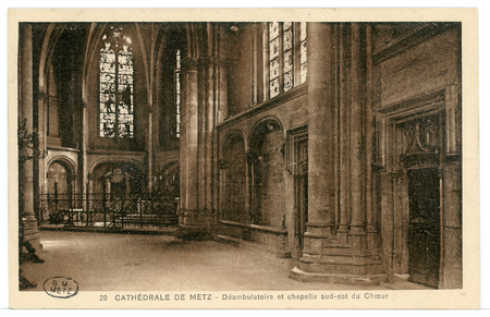 Cathédrale de Metz - Déambulatoire et Chapelle sud-est du Chœur