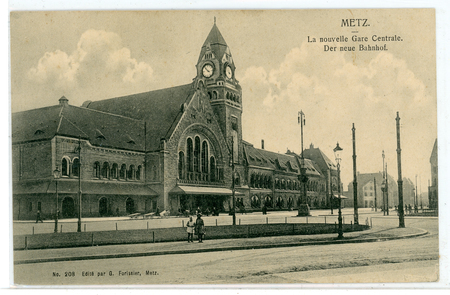 Metz - La nouvelle Gare Central - Der neue Bahnhof