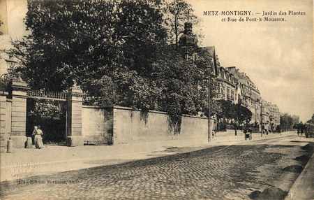 Metz-Montigny. Jardin des Plantes et Rue de Pont-à-Mousson